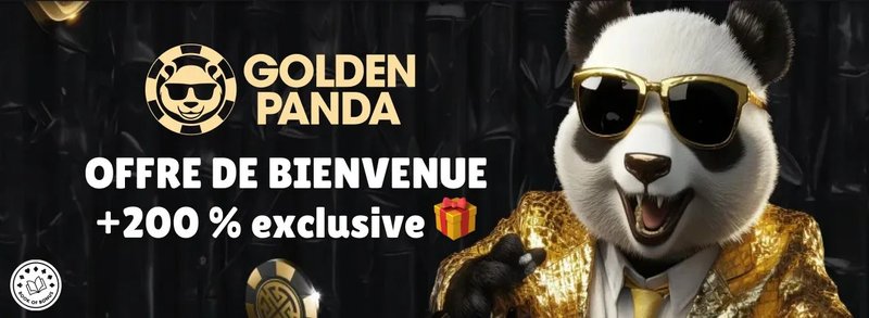 Découvrez l'univers du jeu en ligne avec Golden Panda Casino France